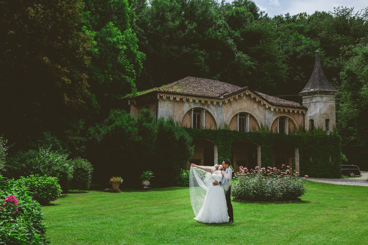 foto di coppia in Villa Fabris Guarnieri