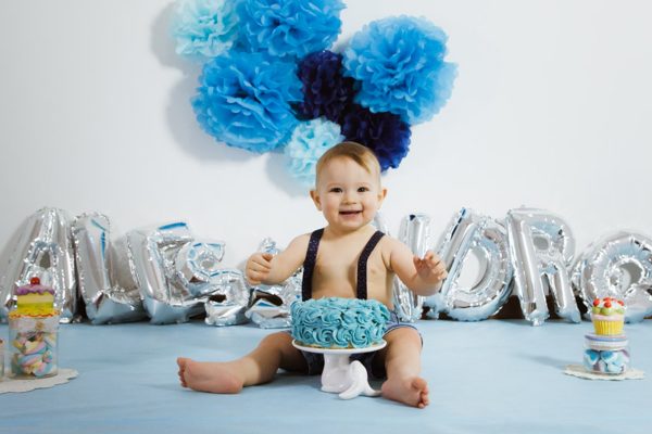 esempio foto servizio fotografico smash the cake per il tuo bambino